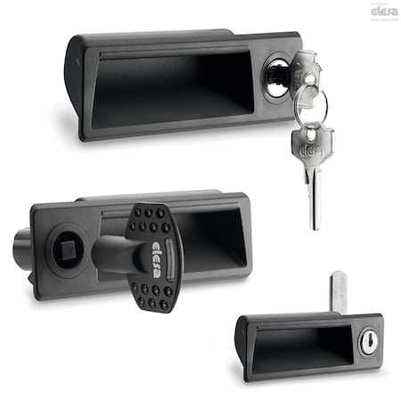 Flush Pull Handles With Lever Latch, PR.92-CH-S-QE-Q